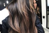Elegant Dark Brown Hair Color Ideas With Highlights07