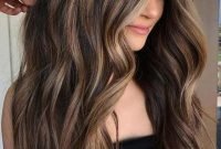 Elegant Dark Brown Hair Color Ideas With Highlights09
