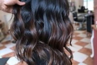 Elegant Dark Brown Hair Color Ideas With Highlights14