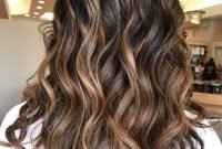 Elegant Dark Brown Hair Color Ideas With Highlights16