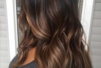 Elegant Dark Brown Hair Color Ideas With Highlights22