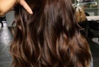 Elegant Dark Brown Hair Color Ideas With Highlights23