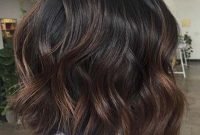 Elegant Dark Brown Hair Color Ideas With Highlights27