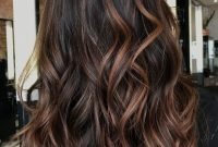 Elegant Dark Brown Hair Color Ideas With Highlights30
