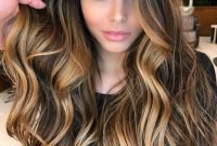 Elegant Dark Brown Hair Color Ideas With Highlights35