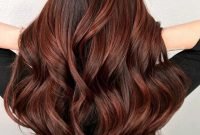 Elegant Dark Brown Hair Color Ideas With Highlights38