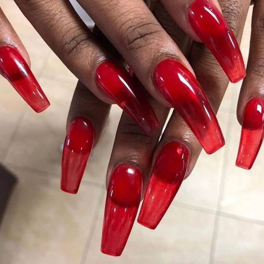 35 Extraordinary Red Nail Trends Ideas For This Year