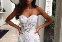 Newest Lace Sweetheart Wedding Dresses Ideas For Spring35