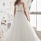 Pretty V Neck Tulle Wedding Dress Ideas For 201902