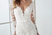 Pretty V Neck Tulle Wedding Dress Ideas For 201903