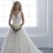Pretty V Neck Tulle Wedding Dress Ideas For 201910