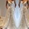 Pretty V Neck Tulle Wedding Dress Ideas For 201911