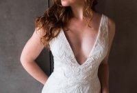 Pretty V Neck Tulle Wedding Dress Ideas For 201915
