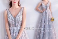 Pretty V Neck Tulle Wedding Dress Ideas For 201918
