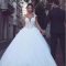 Pretty V Neck Tulle Wedding Dress Ideas For 201936