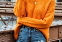 Unusual Orange Outfit Ideas For Women18