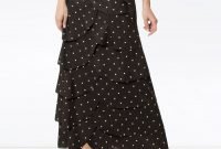 Delicate Polka Dot Maxi Skirt Ideas For Reunion21