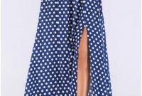 Delicate Polka Dot Maxi Skirt Ideas For Reunion30