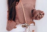 Affordable Women Outfit Ideas For Summer With Sweaters12
