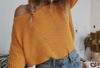Affordable Women Outfit Ideas For Summer With Sweaters25