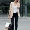 Fancy Work Outfits Ideas With Black Leggings To Copy Right Now19