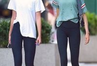 Inspiring Summer Outfits Ideas With Leggings To Try13