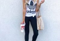 Inspiring Summer Outfits Ideas With Leggings To Try23