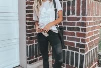 Inspiring Summer Outfits Ideas With Leggings To Try26