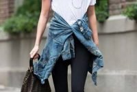 Inspiring Summer Outfits Ideas With Leggings To Try31