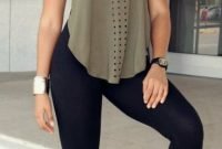 Inspiring Summer Outfits Ideas With Leggings To Try32