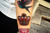 Comfy Crown Tattoos Ideas Youll Need To See19