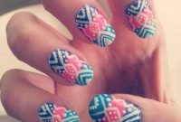 Cozy Aztec Nail Art Designs Ideas You Will Love To Copy24