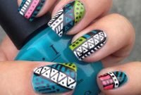 Cozy Aztec Nail Art Designs Ideas You Will Love To Copy31