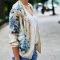 Cozy Combinations Ideas With Floral Blazers You Must Try16