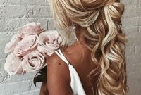 Elegant Wedding Hairstyle Ideas For Brides To Try34