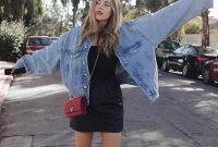 Flawless Outfit Ideas How To Wear Denim Jacket07