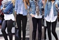 Flawless Outfit Ideas How To Wear Denim Jacket16