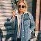 Flawless Outfit Ideas How To Wear Denim Jacket22