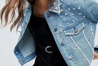 Flawless Outfit Ideas How To Wear Denim Jacket31