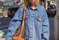 Flawless Outfit Ideas How To Wear Denim Jacket33