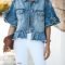 Flawless Outfit Ideas How To Wear Denim Jacket39