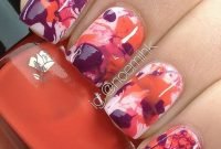 Unusual Watercolor Nail Art Ideas That Looks Cool02