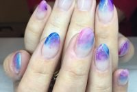 Unusual Watercolor Nail Art Ideas That Looks Cool04