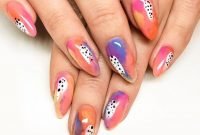 Unusual Watercolor Nail Art Ideas That Looks Cool05