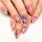 Unusual Watercolor Nail Art Ideas That Looks Cool05