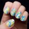 Unusual Watercolor Nail Art Ideas That Looks Cool09