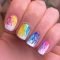 Unusual Watercolor Nail Art Ideas That Looks Cool10