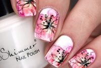Unusual Watercolor Nail Art Ideas That Looks Cool12
