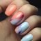 Unusual Watercolor Nail Art Ideas That Looks Cool16