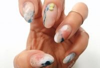 Unusual Watercolor Nail Art Ideas That Looks Cool17